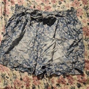 Knox Rose distressed paperbag shorts, XL